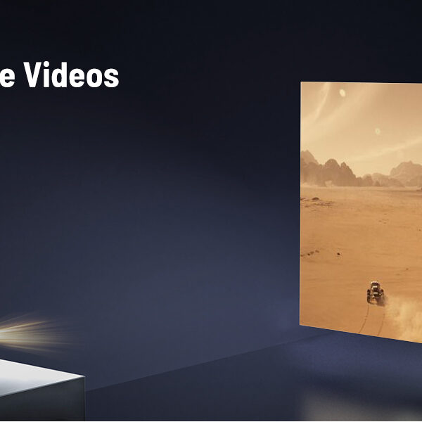 High Vision-Max4K Projector Android 15 Real HDR10+/HLG Projector 3500 ANSI Lumens 3GB RAM, 128GB ROM,4K Ultra HD Support Auto Focus & Auto/Electric Keystone HDMI ARC Wi-Fi